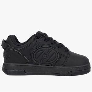 Adults Black Lace-Up Athletic Heelys Skate Shoes Size 10